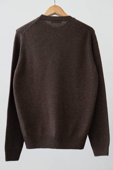 CASHMERE AND WOOL CREWNECK SWEATER