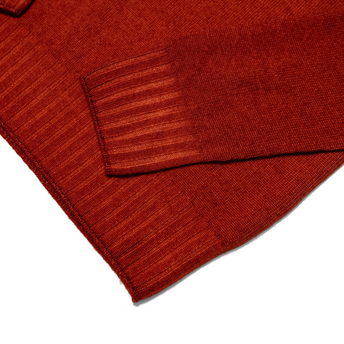 KNIT GARMENT DYED SWEATER