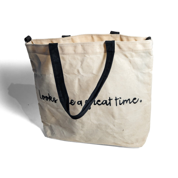 WAXED CANVAS MESSENGER TOTE