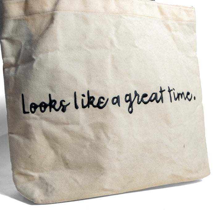 WAXED CANVAS MESSENGER TOTE