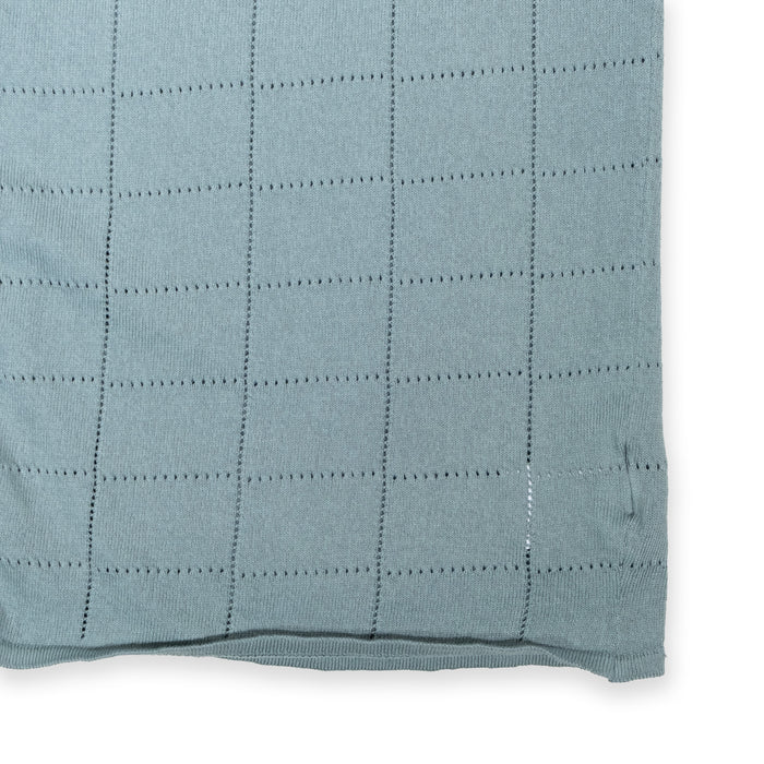 KNITTED SQUARE STITCH SHIRT