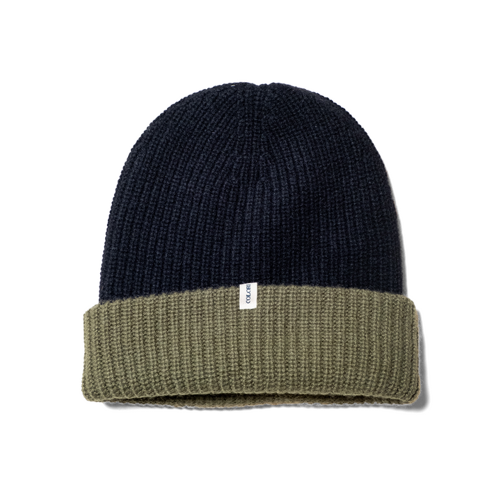 REVERSIBLE RIBBED BEANIE