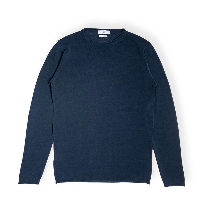 ROLLED CREWNECK