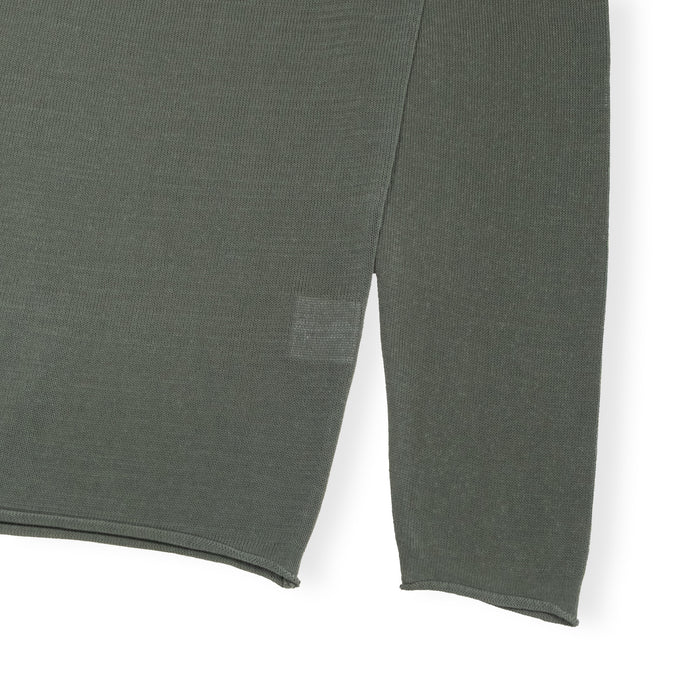 ROLLED CREWNECK