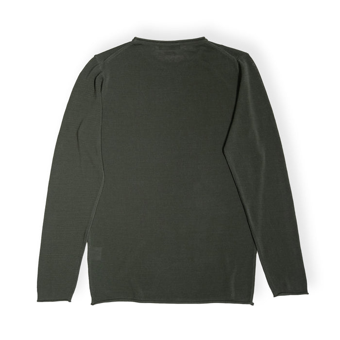 ROLLED CREWNECK