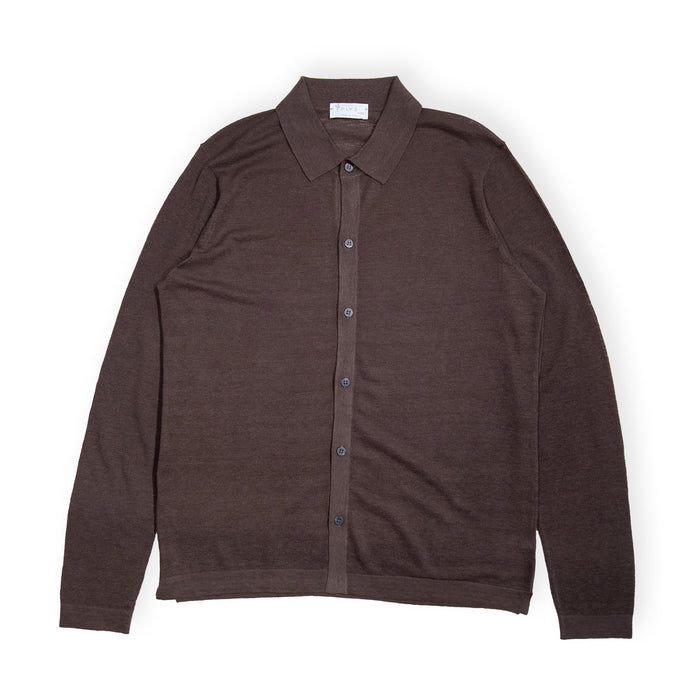 CAMICIA KNIT BUTTON UP