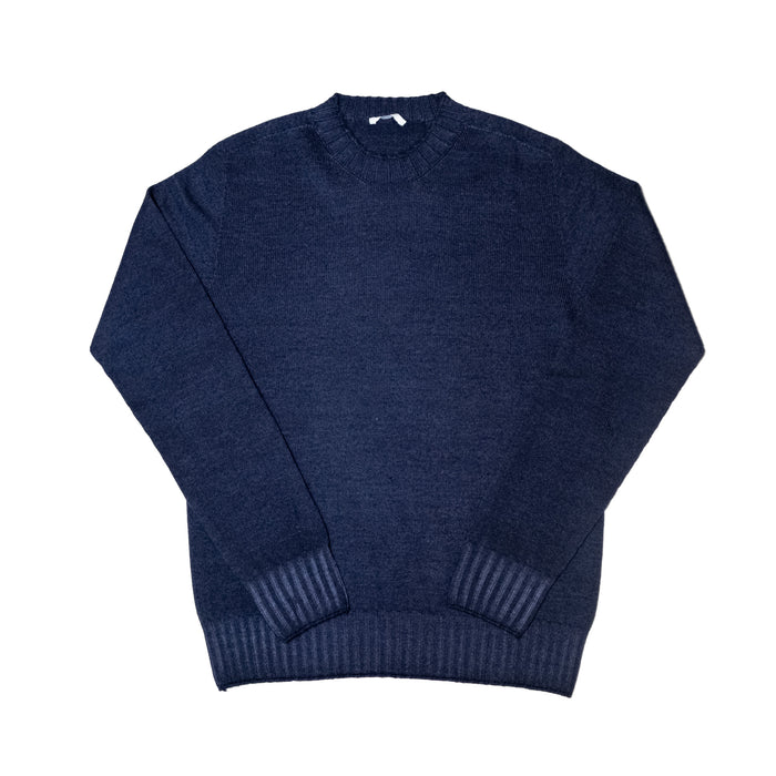 KNIT GARMENT DYED SWEATER