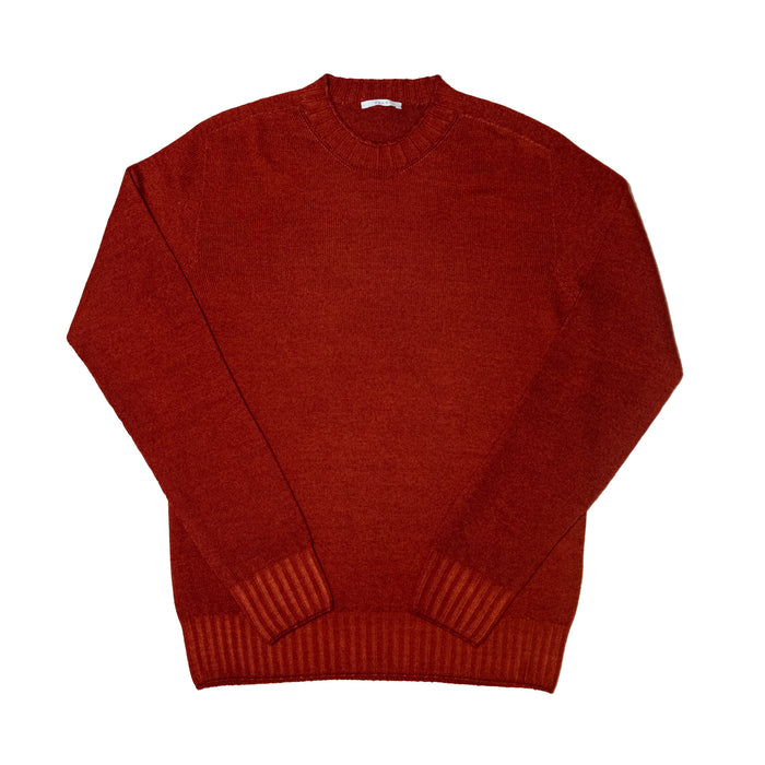 KNIT GARMENT DYED SWEATER