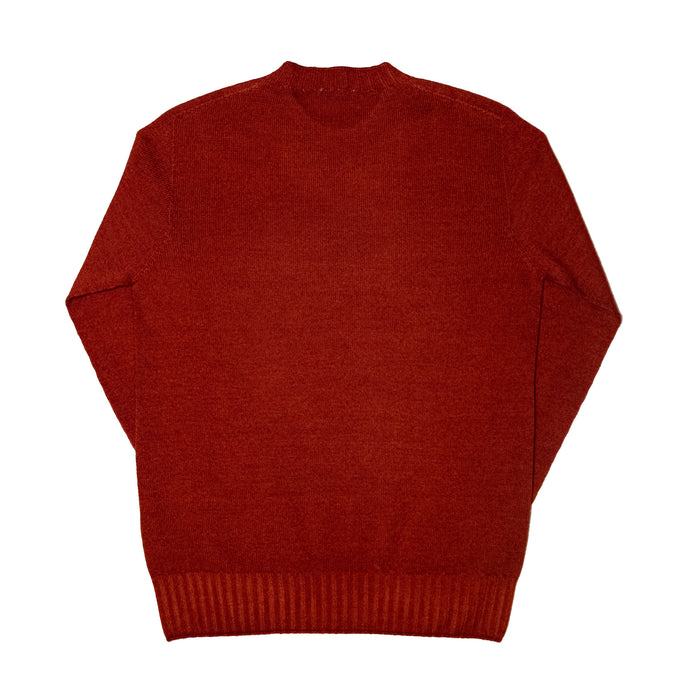 KNIT GARMENT DYED SWEATER