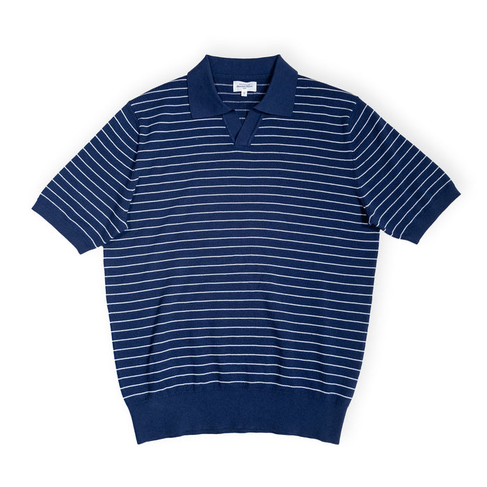 WAFFLE STRIPE POLO
