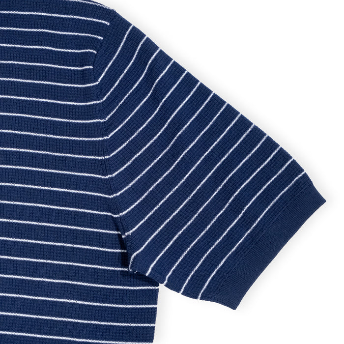 WAFFLE STRIPE POLO