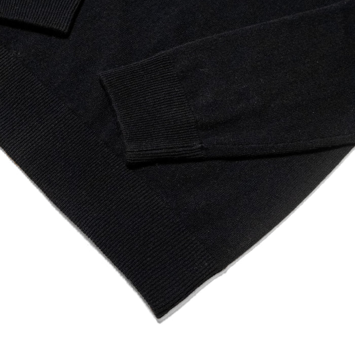 CASHMERE TRUCKER QUARTER ZIP