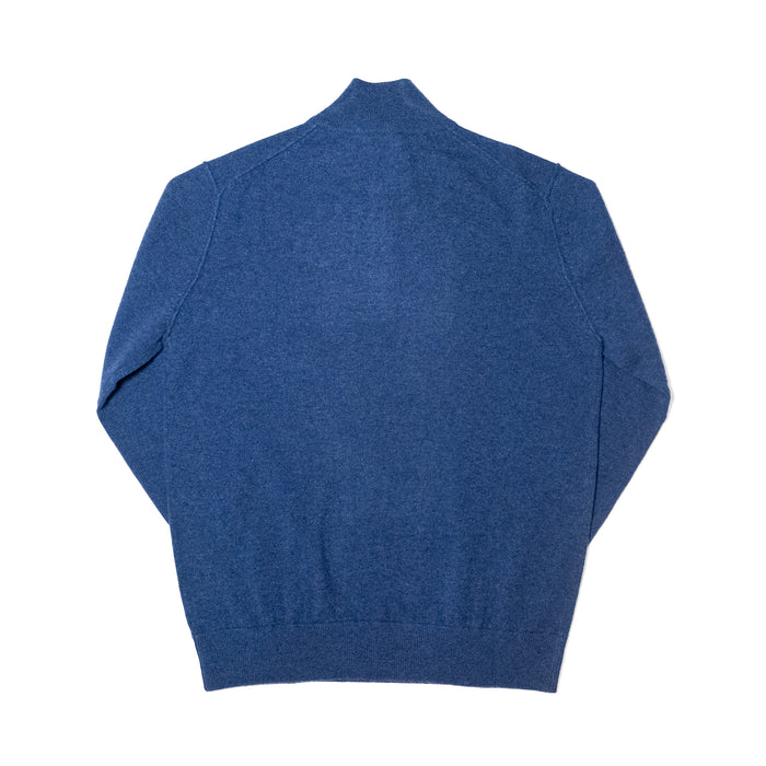 CASHMERE TRUCKER QUARTER ZIP