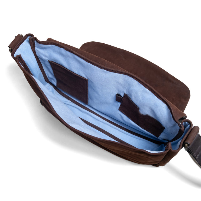 RECLAIMED LEATHER MESSENGER