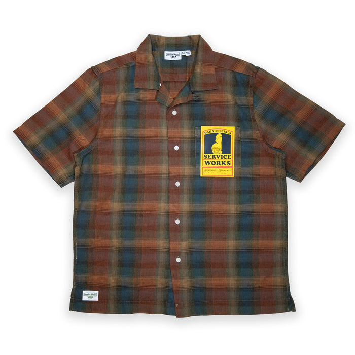 PLAID RESORT SHIRT