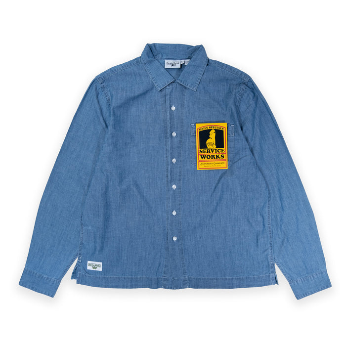 CHAMBRAY RESORT SHIRT