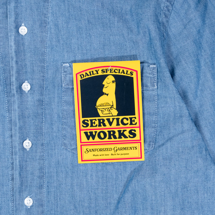 CHAMBRAY RESORT SHIRT
