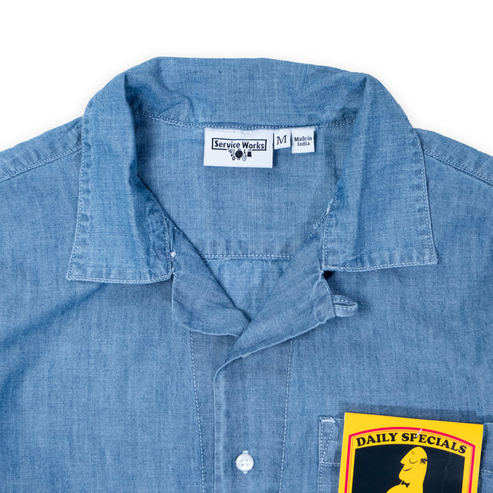 CHAMBRAY RESORT SHIRT